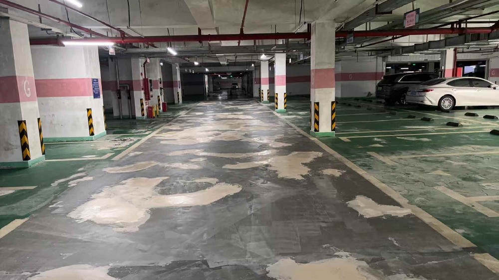 停車場地坪漆地面爛掉怎么辦?